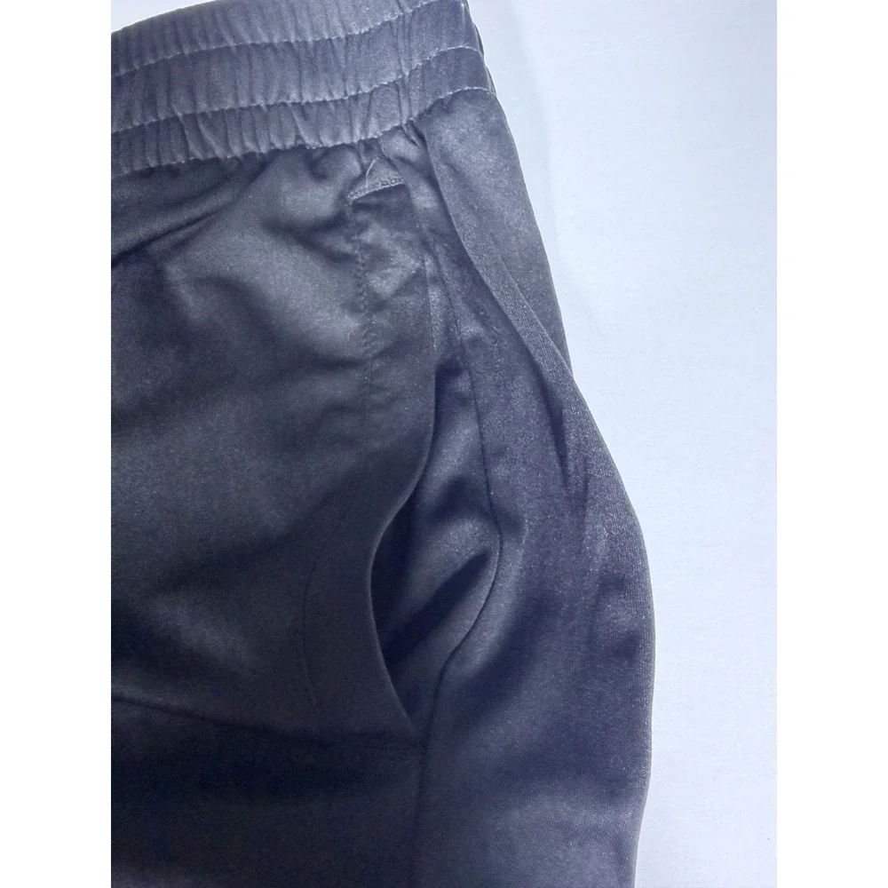 Mens 2XL Athletic Shorts Black Stretch Elastic Waist Training Running Athleisure